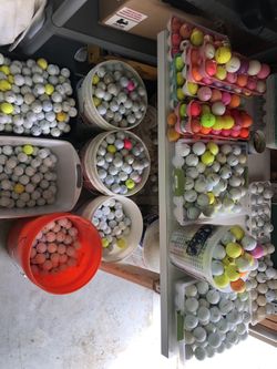 250 Nike golf balls, 250 Callaways, 150 proV1, 100 Nitro, 150 Bridgestone. 3000 total MAKE offer. $50 min