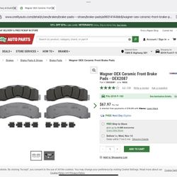 Wagner F150 Front Brake Pads