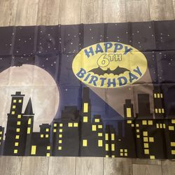 Batman 6th Birthday Decorations 