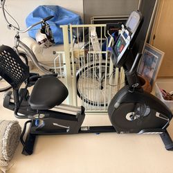 recumbent stationary exercise bike