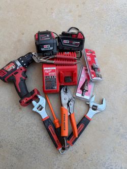 Milwaukee M18 Tool Lot with Accessories
