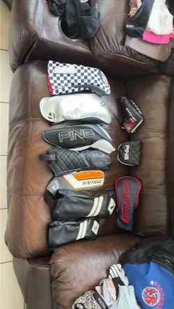Golf head covers Driver, 3 wood and putter cover