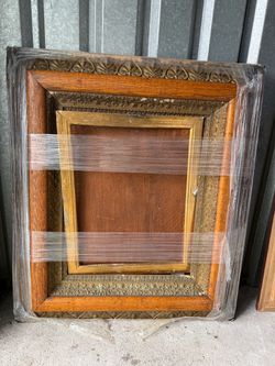 Ornate Wood and Gold Picture Frames