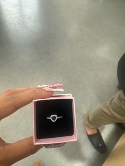 blue promise ring from pandora