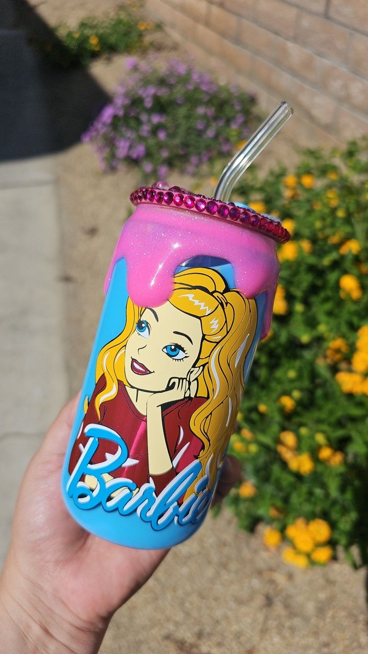 Barbie Snowglobe Cup