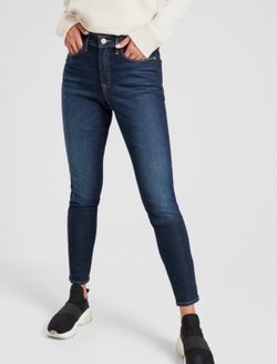 Athleta High-Rise Dark Blue Skinny Jeans