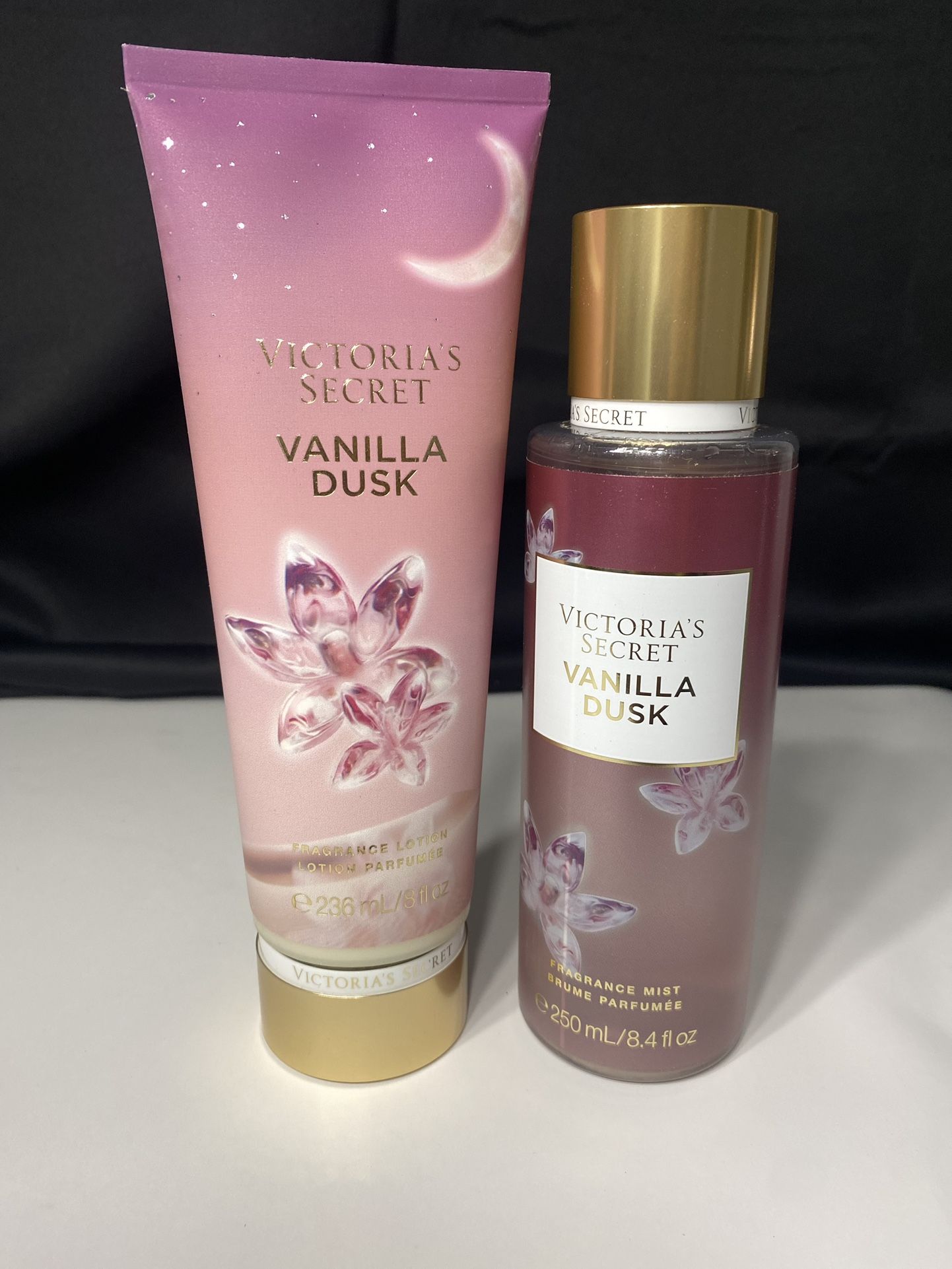 Victoria's Secret Vanilla Dusk Fragrance Mist And Moisturizing Lotion
