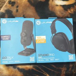 JLAB Studio Pro ANC Wireless Headphones & Go Talk Mic