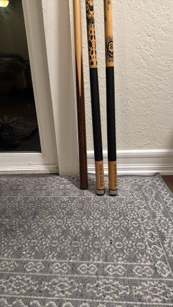 Voodoo Pool Cue Sticks