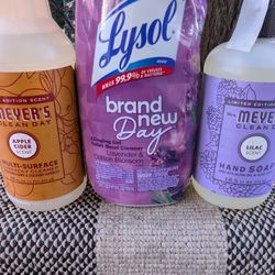 Three Pack Combo Meijers And Lysol