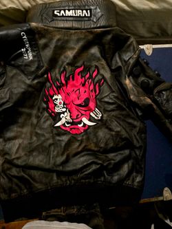 Cyberpunk 2077 Full Grain Leather Jacket