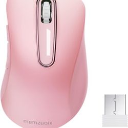 Pink Wireless Mouse 