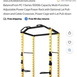 Power cage and 2 benches