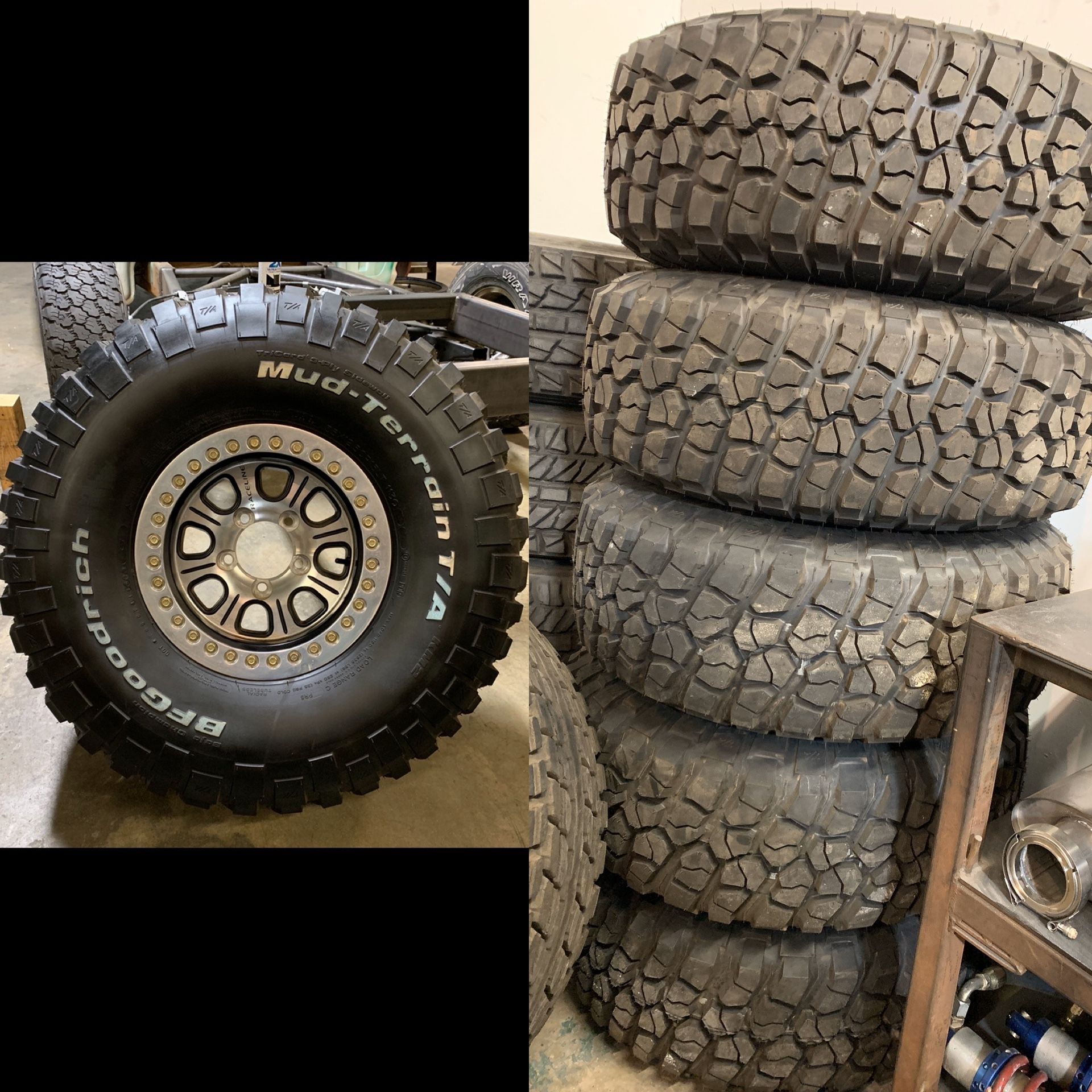 35/12.5/15 bfg mud on 5x5.5 raceline bead locks