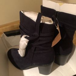 Blue Velvet heels & Boots (each $20)