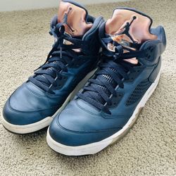 Nike Air Jordan  5 Retro Bronze/Obsidian Size 10,5  136027-416