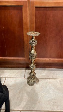 Vintage brass candle holder.