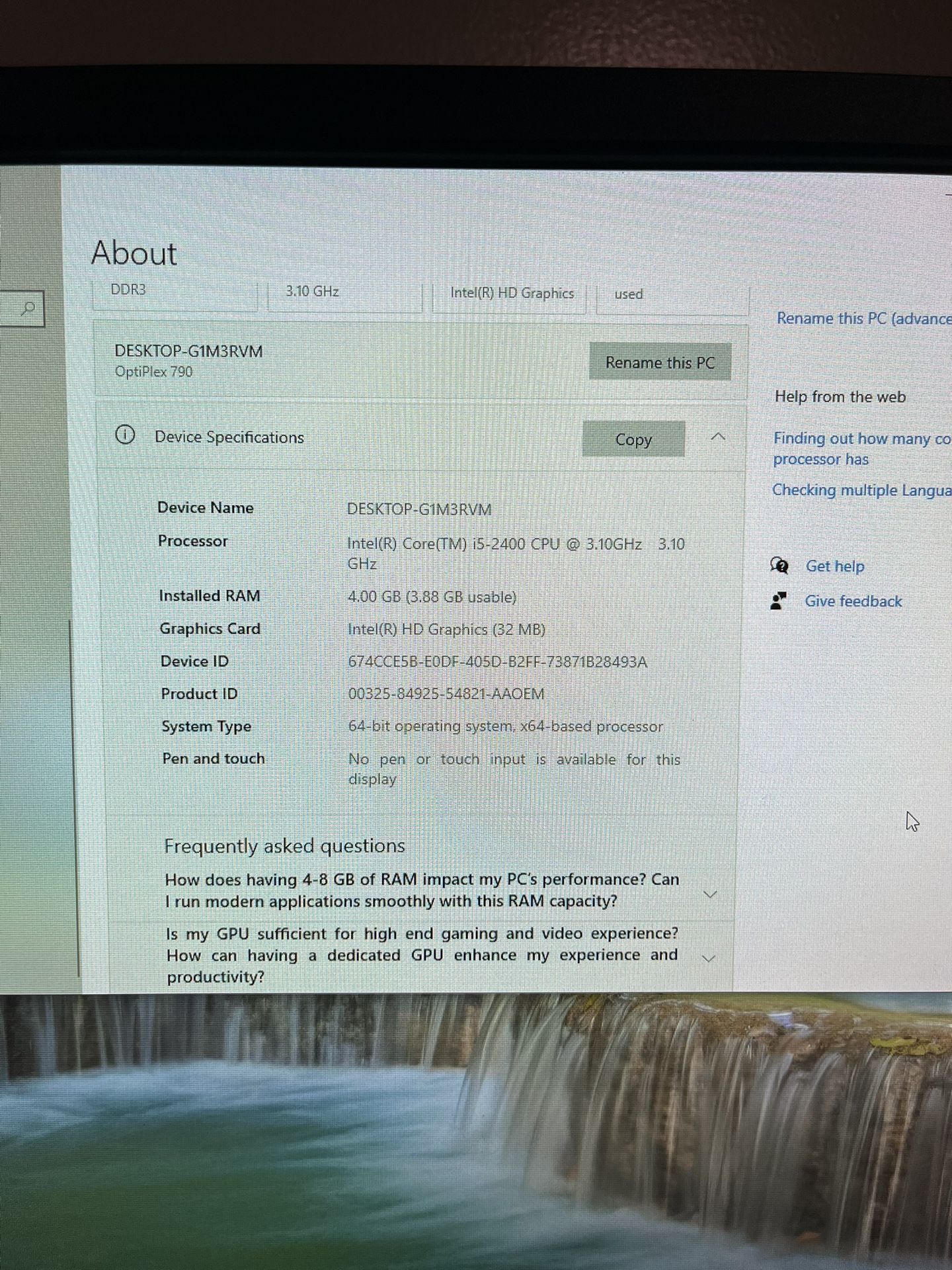 Dell Monitors , Ram and Keyboard Set