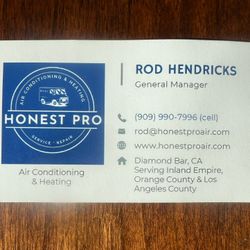 Air conditioning and Heating “Honest Pros”
