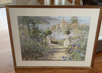 Art With Frame - marilyn simandle watercolor print