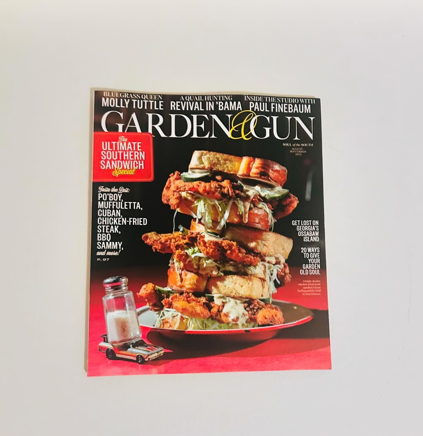 Garden & Gun Magazine - August/September 2024 - Southern Sandwiches