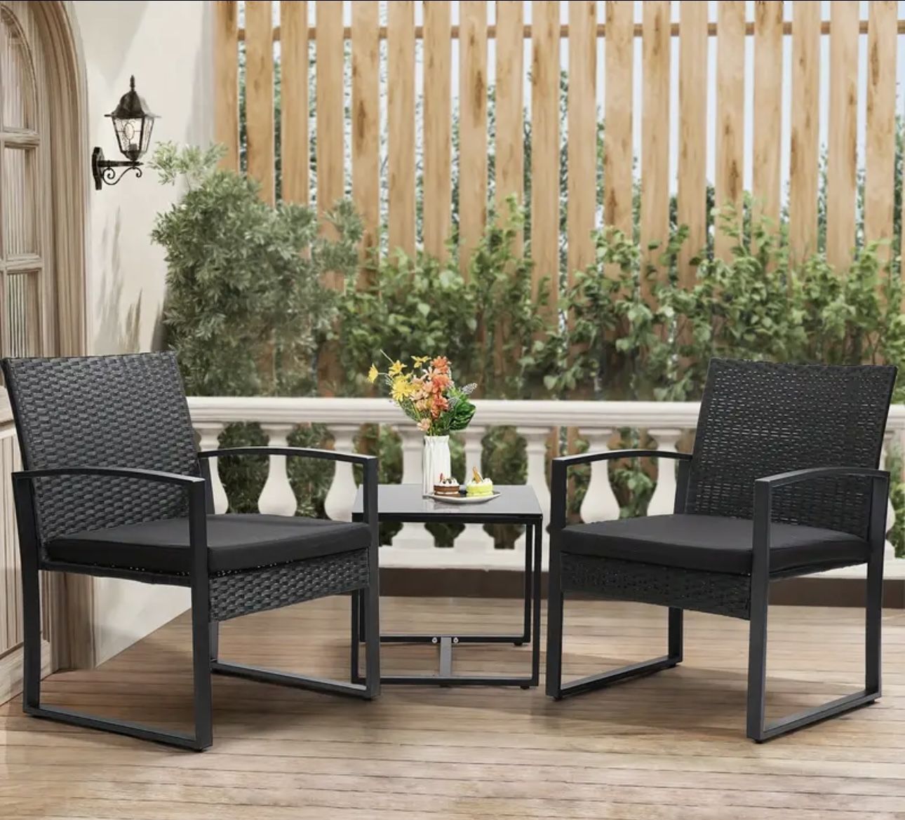 3 Pcs Patio Furniture