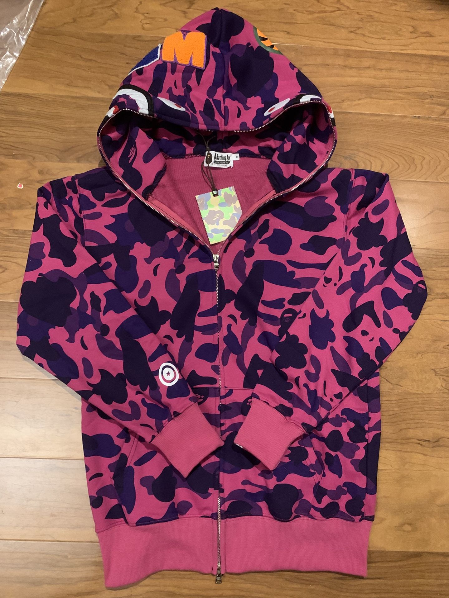 Purple Shark Bape Hoodie (BRAND NEW)🔥