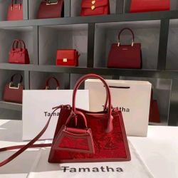 Red Glossy Handbag – New