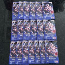 One Piece 14 The Azure Sea’s Seven Sleeved Booster Packs 