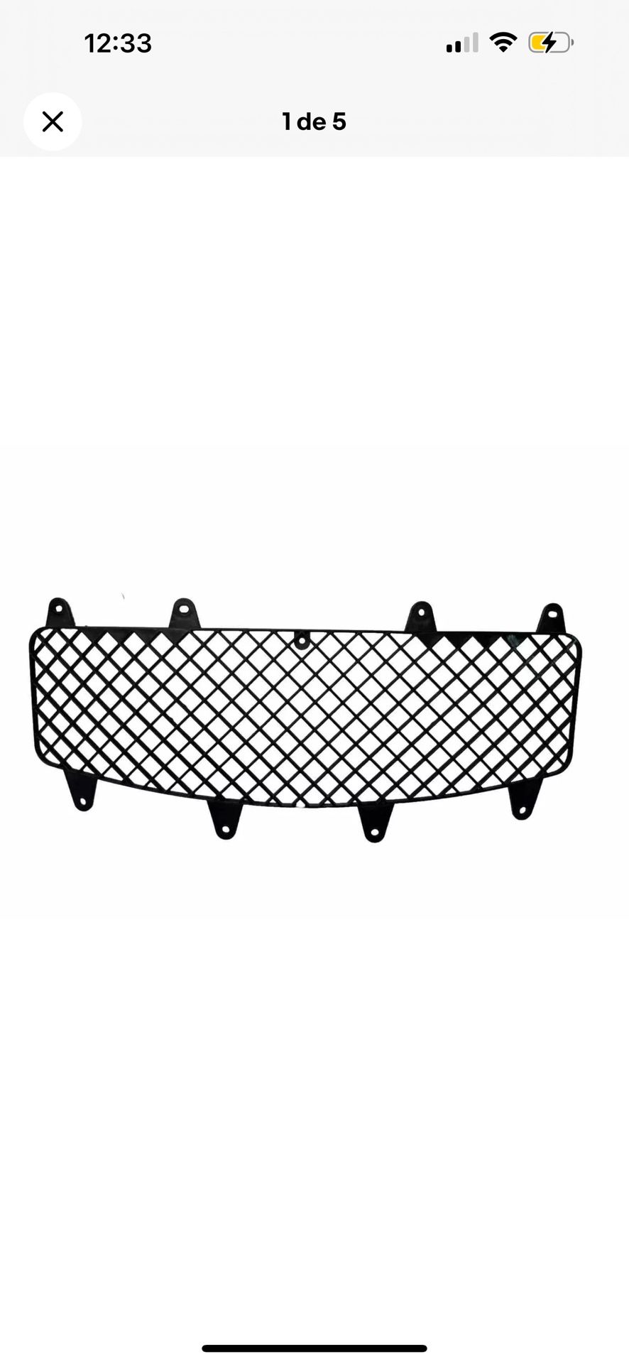 14-17 Maserati Ghibli Front Bumper Grill OEM