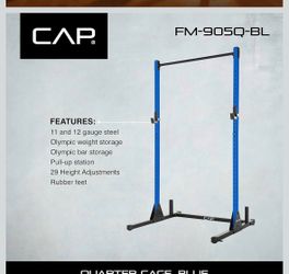 Squat rack/pull up bar
