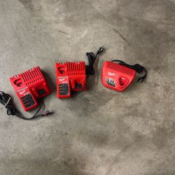 Milwaukee Chargers M18 M12 Take All 3 