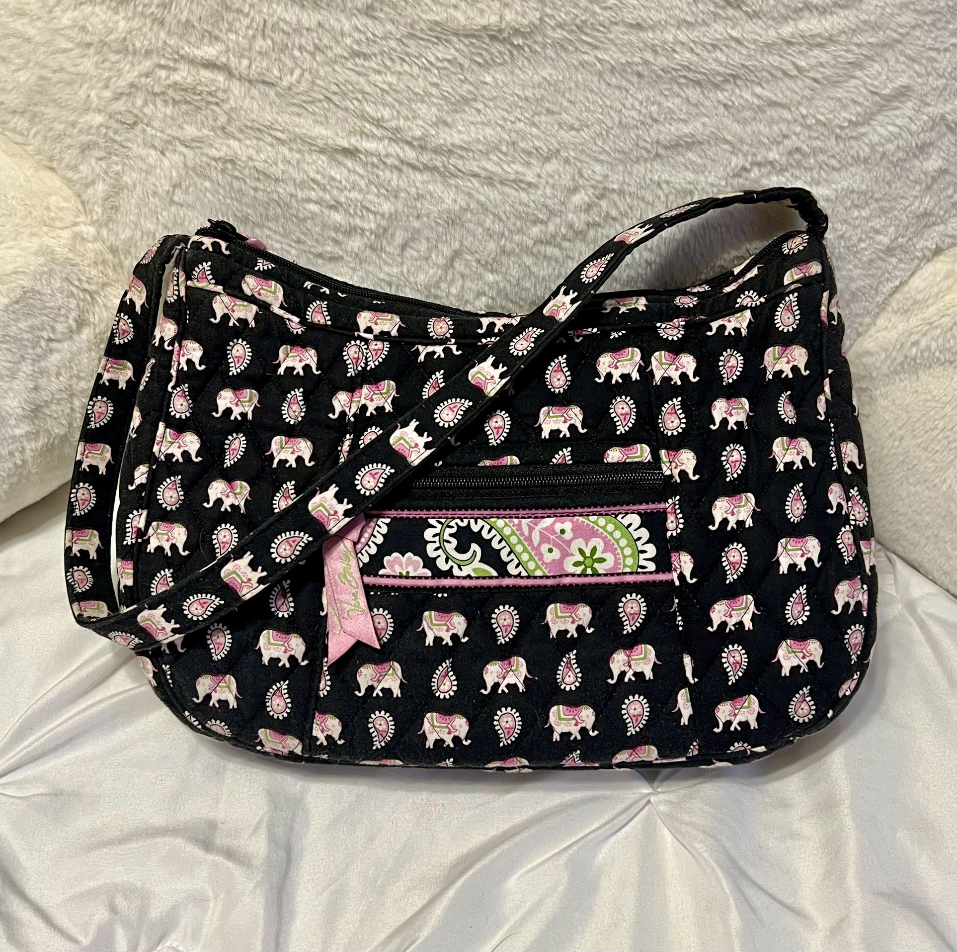 Vintage Vera Bradley Pink Elephants Purse