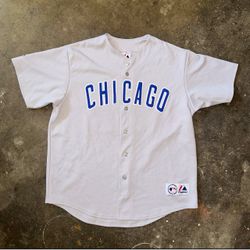 Chicago Cubs Majestic MLB Baseball Jersey Prior