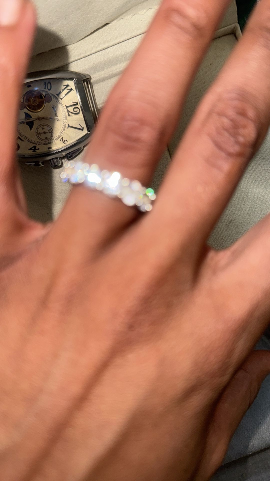 Moissanite Pinky Ring