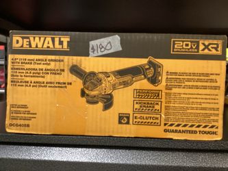 Dewalt 20V XR Brushless Grinder (Tool-Only) $180
