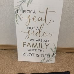 Wedding Sign