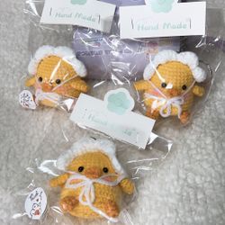 Cute Handmade Crochet Keychain