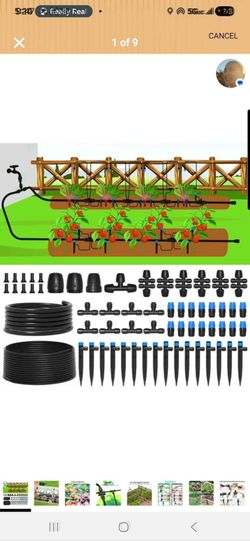 Drip Irrigation Kit 230FT Garden Watering System Raised Beds Sprayers