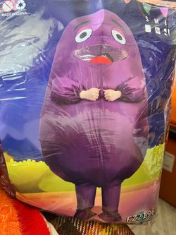 Adult Grimace inflatable costume