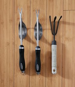 Kemaier Hand Rake Cultivator - 3-Claw, & 2 of 15" Large Dandelion Weeder Puller