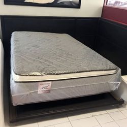 Full Size Mattress 14” Inches Thick Pillow Top. Quality and Comfort,  Available All Sizes. New From Factory. Same Day Delivery