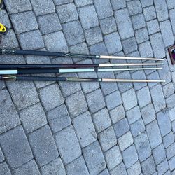 Biller Balls And Pool Sticks