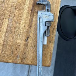 Ridgid 18” Aluminum Pipe Wrench