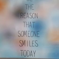 Canvas Picture-Be The Reason ..Smiles 