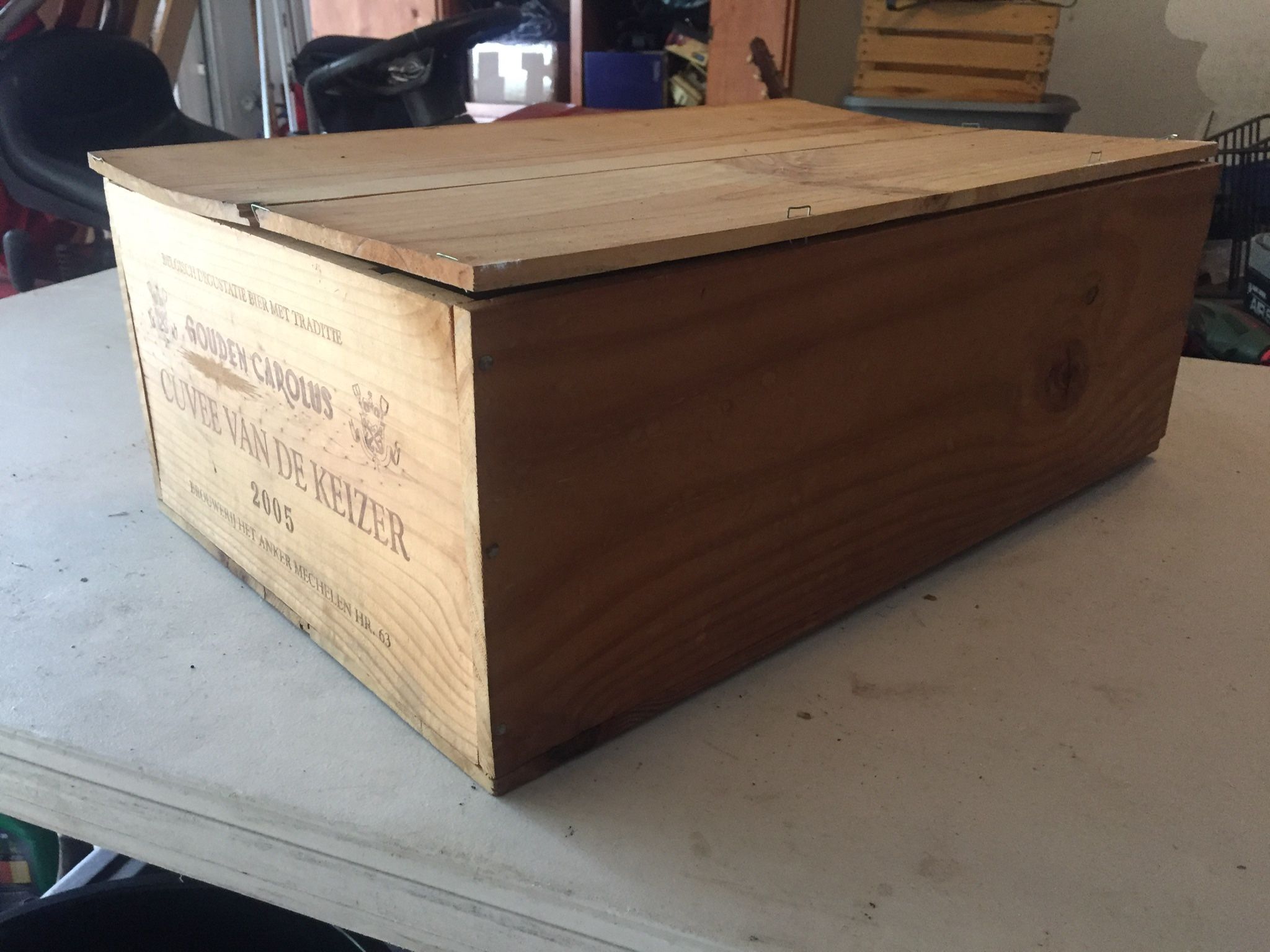 Wooden Beer / Wine Crate Belgian DIY Box 21x13x7.5 Total Of 4 Available