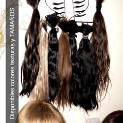 Human Hair Extensions A Lot Of Length Sizes And Colors 