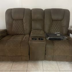 Brown Microfiber Couches 