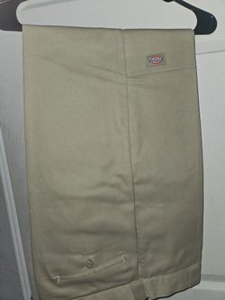 khaki dickes double knee work pants