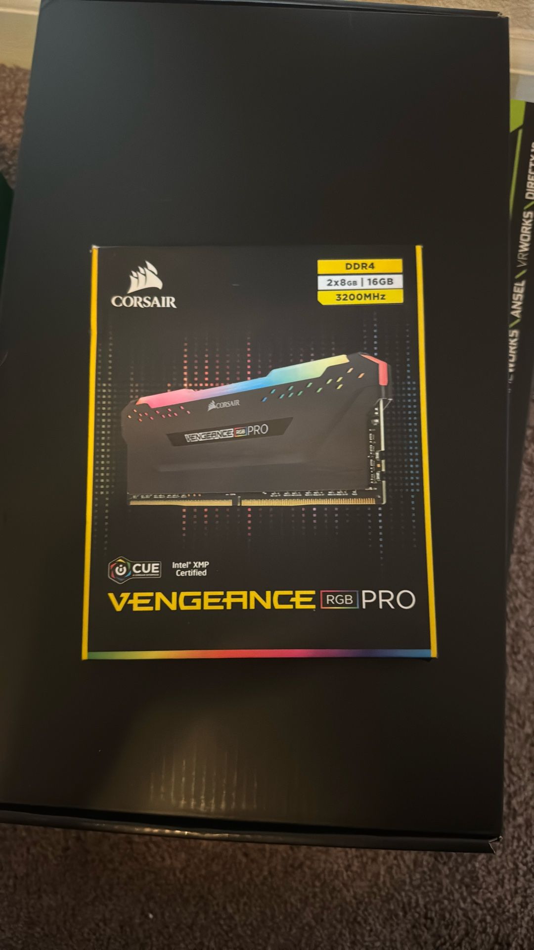 Corsair Vengeance RGB PRO 16GB 2x8gb 3200MHz